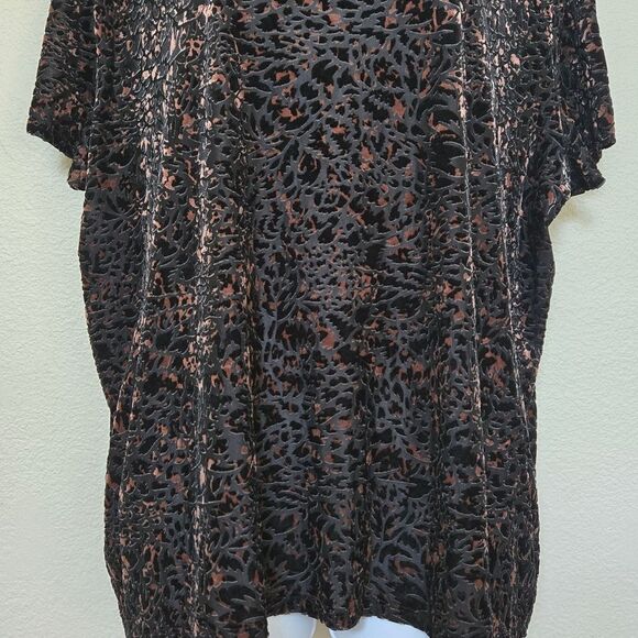 Free People Velvet Teddy Burnout Top Size Medium NWT - Picture 10 of 14
